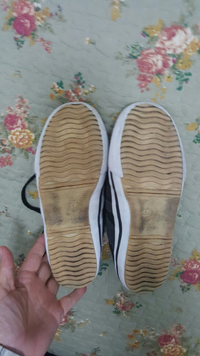 Tenis Rainha Preto 37 Usado