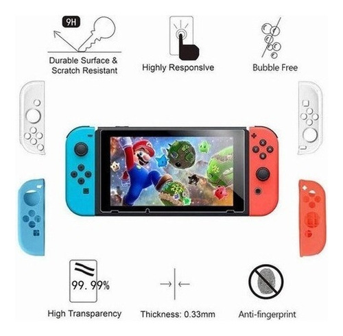 . Kit De Protección For Nintendo Switch 16 En 1