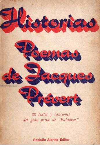 Historias Poemas De Jacques Prevert