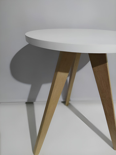 Mesa De Arrime Nórdico/escandinavo Blanco