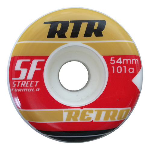 Ruedas Skate Retro Conica Vhs 2- 54mm