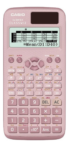 Calculadora Científica Fx-991ex Classwiz 552 Func Color Rosa