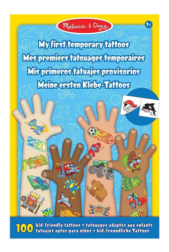 Tatuajes Temporales Azul Melissa & Doug