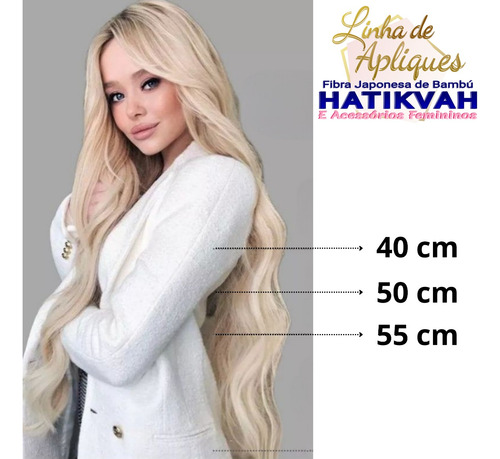 Tic Tac Extensão De Cabelo Aplique Bio Fibra = Humano