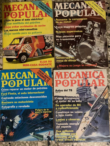 Lote De 11 Revistas Mecanica Popular