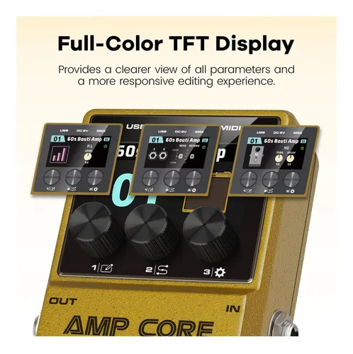 Pedal De Efeitos Nux Amp Core Studio Com Gabinete Ir | MercadoLivre