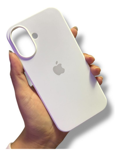 Funda Case De Silicón Para Iphone 16/ 16 Pro/ 16 Pro Max Blanco Iphone 16
