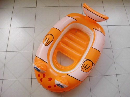 Flotador Salvavidas Barco Inflable Pez Payaso New