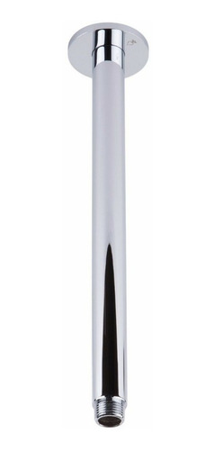 Ducha, Regadera Metálica De 30cm Redonda Kit Tubo A Techo