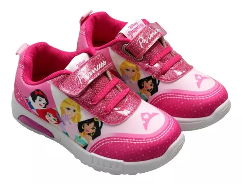 Zapatillas Niñas Disney Princesas Al Pisar Abrojo Mesh 2