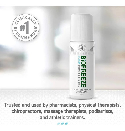 Gel Para Aliviar Dolor Muscular Roll On Biofreeze 74ml Cool Sin Fragancia