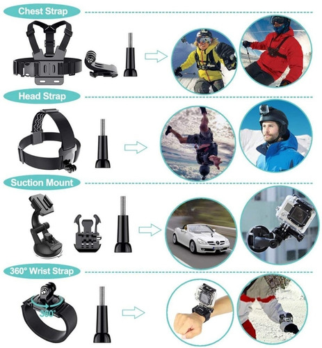 Go Pro Hero 9 Black 5k + Kit De Accesorios Go Pro 10 9 8 7 6