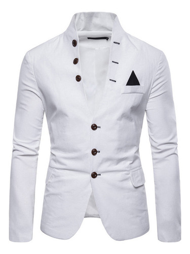 Traje De Boda Casual De Hombre Con Adornos Multibotones