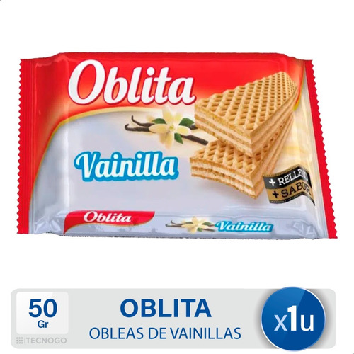 Galletitas Oblea Oblita De Vainilla Dulces - Mejor Precio
