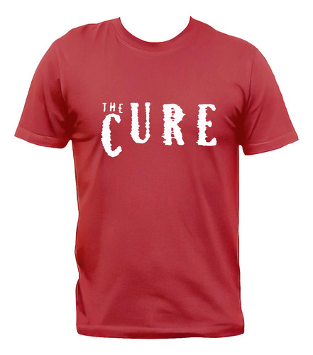 Remera The Cure Rock Logo 1 Algodón Premium