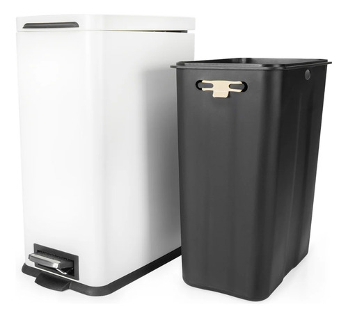 Bote de Basura 30L BOTEWHITE30 Crown Baccara