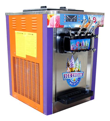 Maquina Helado Yoghurt  Suave Nieve Comercial Helados 1800w