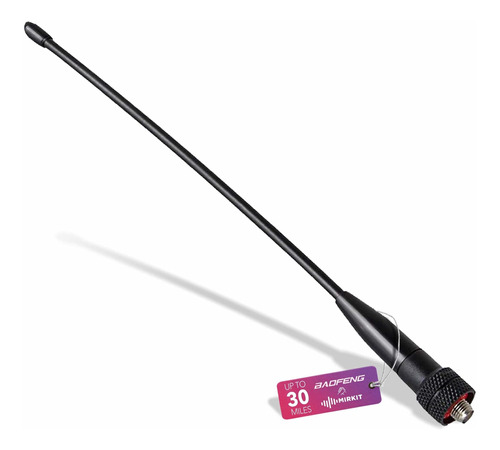 Antena Doble Banda Mejorada Mp-701 Sma Dama Para Baofeng