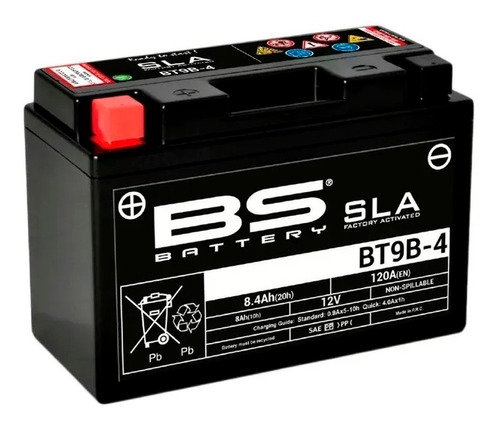 Bateria Yamaha Raptor 700 Bt9b-4 Bs Battery  Ryd