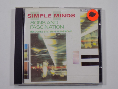 Simple Minds Sons And Fascination Cd México Pop New Wave 92