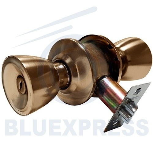 Cerradura De Pomo Plateada Bluexpress®