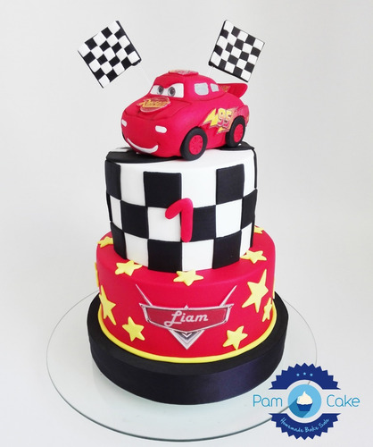 Torta Artesanal Cars Personalizada
