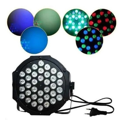Refletor Digital 18 Led Com Cores Par Light Mon762-1
