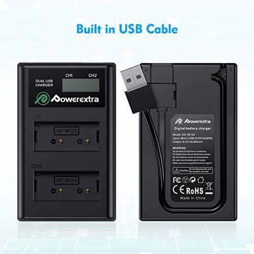Cargador De Bateria Powerextra Para Fuji Finepix Hs30exr