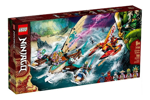 Lego Ninjago Combate Naval De Catamarã 780 Peças 71748