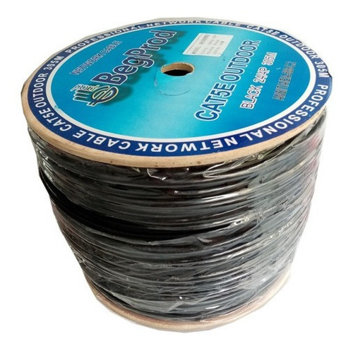 Cable Utp Cat 5e 305 Mts Bobina Exteriornegro