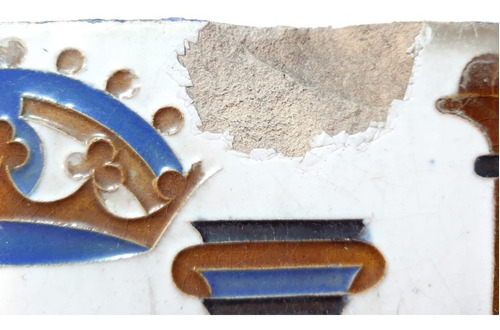 Imagen 3 de 5 de Antiguo Azulejo De Posible Origen Valenciano 7420
