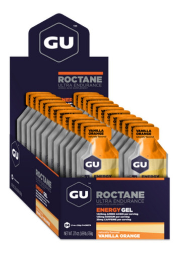 Suplemento Gu Roctane Energy Gel Caja X 24 Unidades