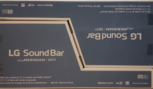 Barra De Sonido LG Con Meridia Con Woofer Sn7y 5.1ch Nueva