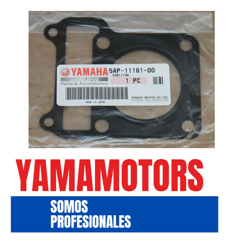 Empacadura Yb-125/ybr-125 Original Yamaha