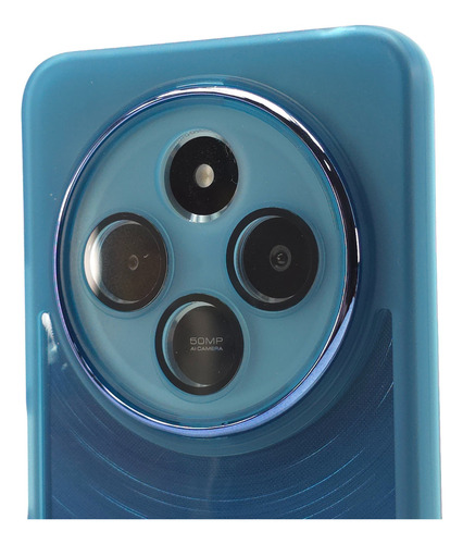 Kit Funda + Mica Poco C75 Protector Case Rigido Uso Rudo Balloon Cromo - Azul Poco C75