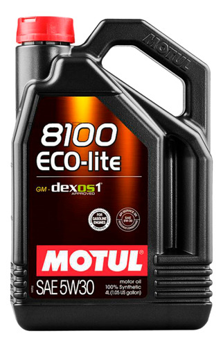 Aceite Motor Sintético Motul Eco Lite 8100 5w30 4lts