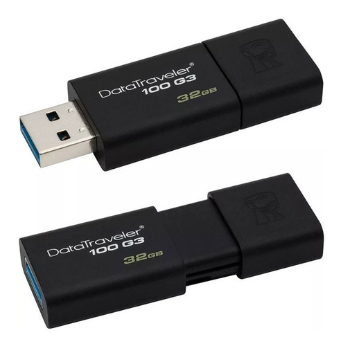 Memoria Usb 32gb Kingston Dt100 G3 Retráctil