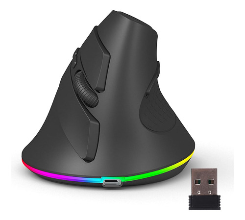 Ratón Inalámbrico Ratón Vertical Ergonómico, Ratón Ratón Usb