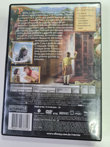 Dvd As Crônicas De Narnia O Leão A Feiticeira E O Guarda Rou (Usado)