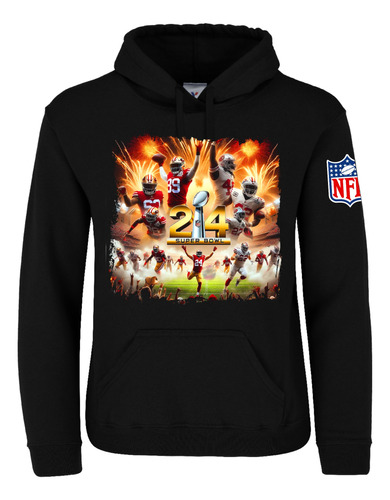 Sudadera Nfl Super Bowl Kansas Chiefs San Francisco 49 D4