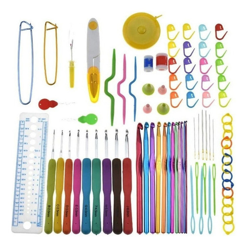 Hh Juego De Ganchos De Ganchillo 85, Kits De Agujas De