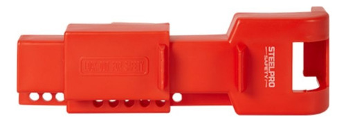 Bloqueo Válvula Cierre Mariposa 8mm-45mm (0.3-1.8) Color Rojo