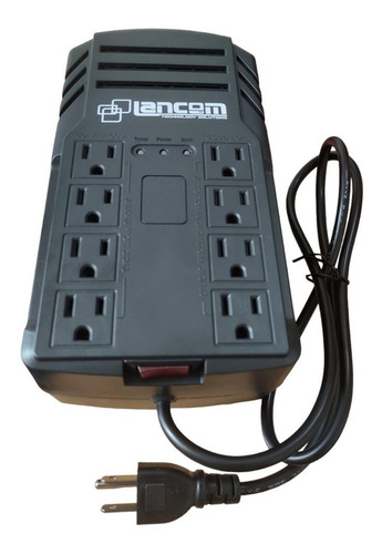 Regulador De Voltaje Automatico Lancom I-119 8 Tomas 1200va