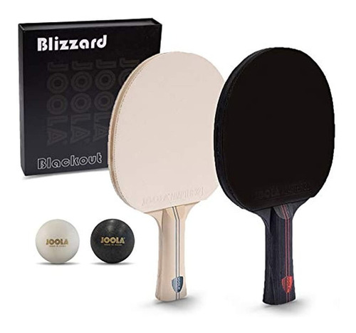 El Juego De Palas De Ping Pong Joola Blizzard Y Blackout 