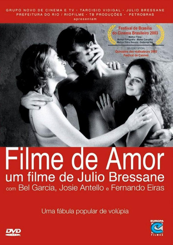 Filme De Amor - Dvd - Julio Bressane - Fernando Eiras - Novo