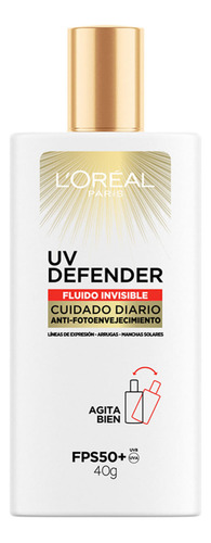 Uv Defender Fluido Invisible Spf50 40 G 3c