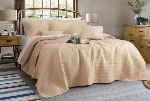 Imagen 6 de 6 de Cubrecamas Cover 6 Piezas Almohadones Y Fundas King Size