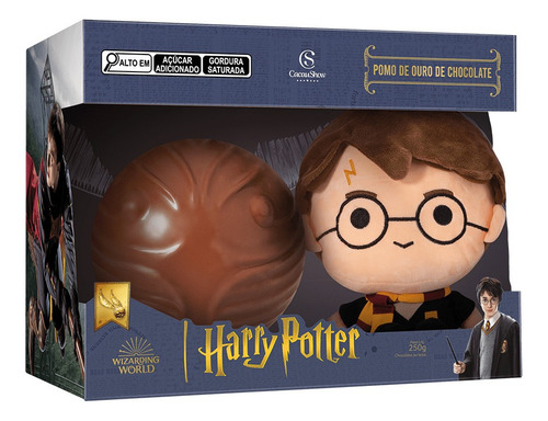 Ovo De Páscoa Com Pelúcia Harry Potter 250g Cacau Show