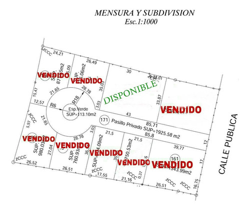 Último Terreno Plano Disponible A La Venta Entre Villa De Las Rosas Y San Javier, Traslasierra