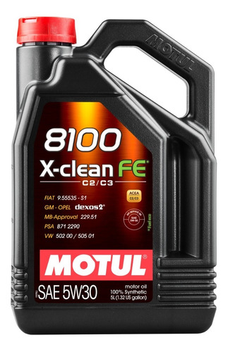 Motul 5w30 8100 5 Litros Sintético G/d/dexos2/dpf/fap